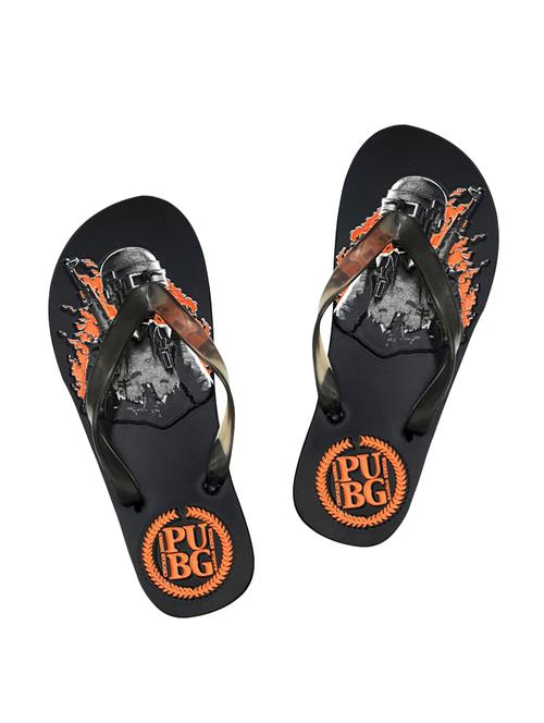black rubber toe separator flip flops - 16704282 - Standard Image - 1