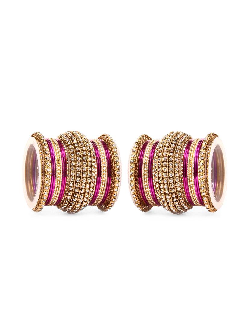 purple gold tone metal bangle - 16704286 - Zoom Image - 2