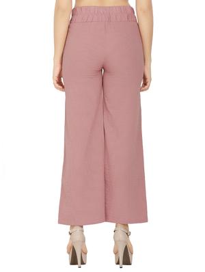 tie front striped wide leg trouser - 16704344 - Standard Image - 3
