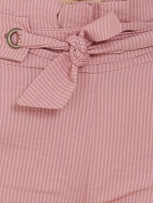 tie front striped wide leg trouser - 16704344 - Standard Image - 5