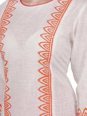 block print straight kurta - 16704365 - Standard Image - 4