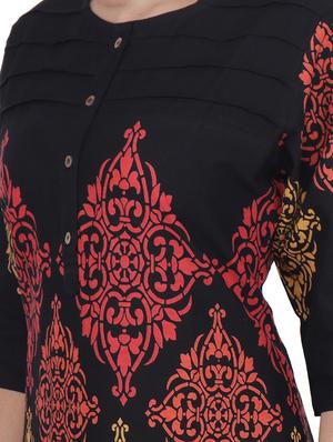 printed straight kurta - 16704369 - Standard Image - 4