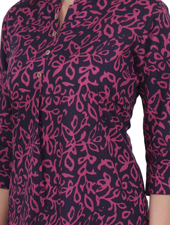 printed straight kurta - 16704370 - Zoom Image - 4