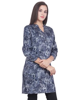 printed straight kurti - 16704375 - Standard Image - 2