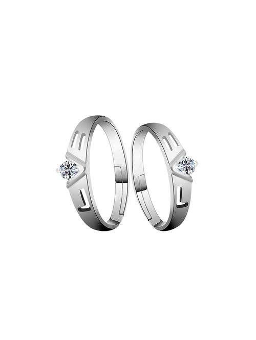 silver metal hand ring - 16704379 - Standard Image - 1