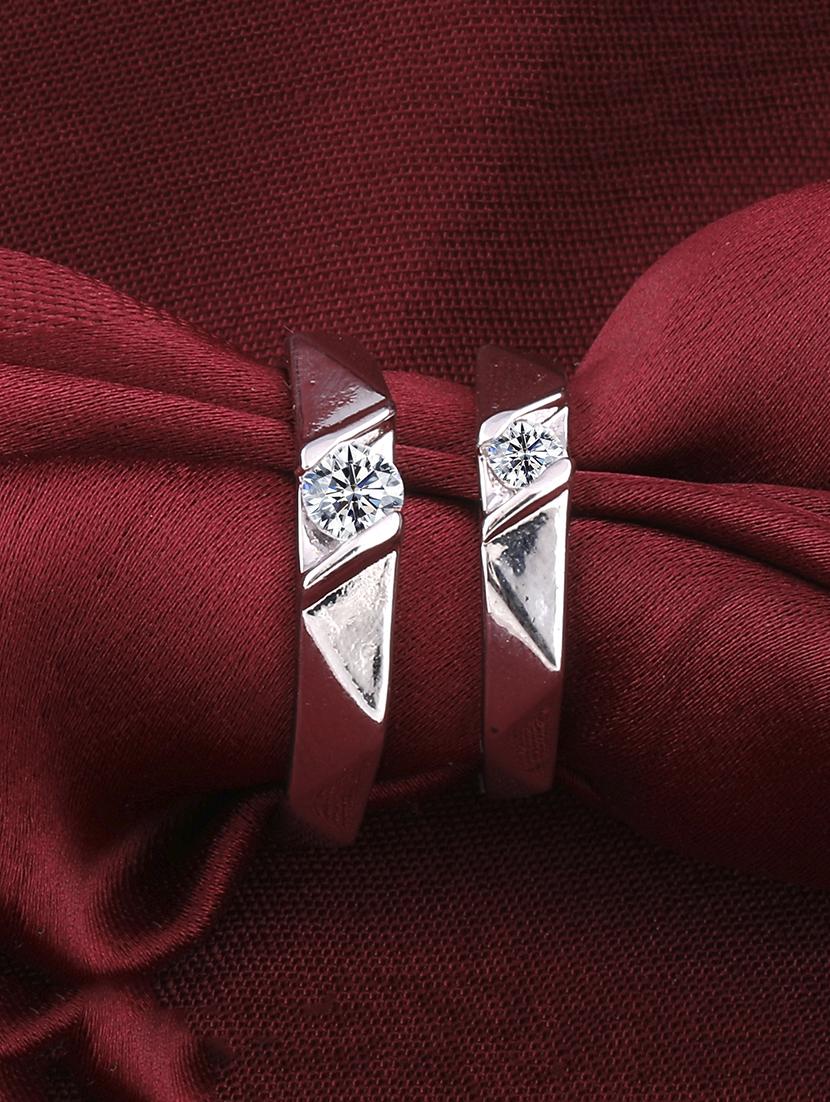 silver metal hand ring - 16704384 - Zoom Image - 2