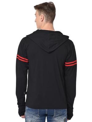 black solid thumb hole shrug - 16704430 - Standard Image - 4