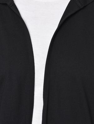 black solid thumb hole shrug - 16704430 - Standard Image - 6