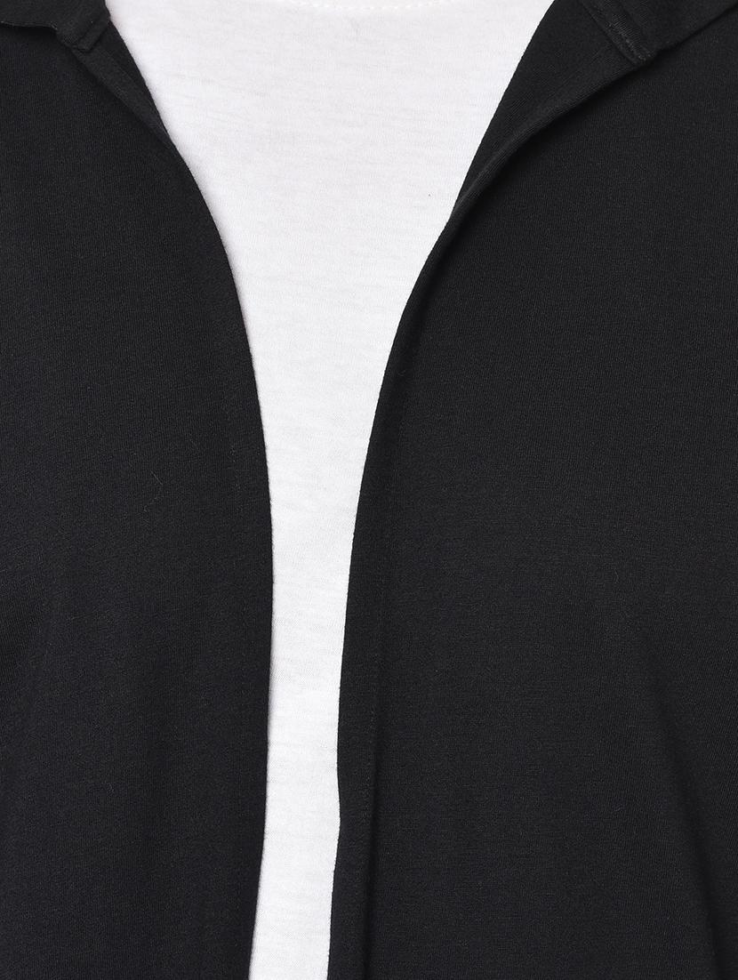 black solid thumb hole shrug - 16704430 - Zoom Image - 6