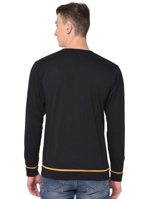 black solid t-shirt - 16704440 - Standard Image - 3