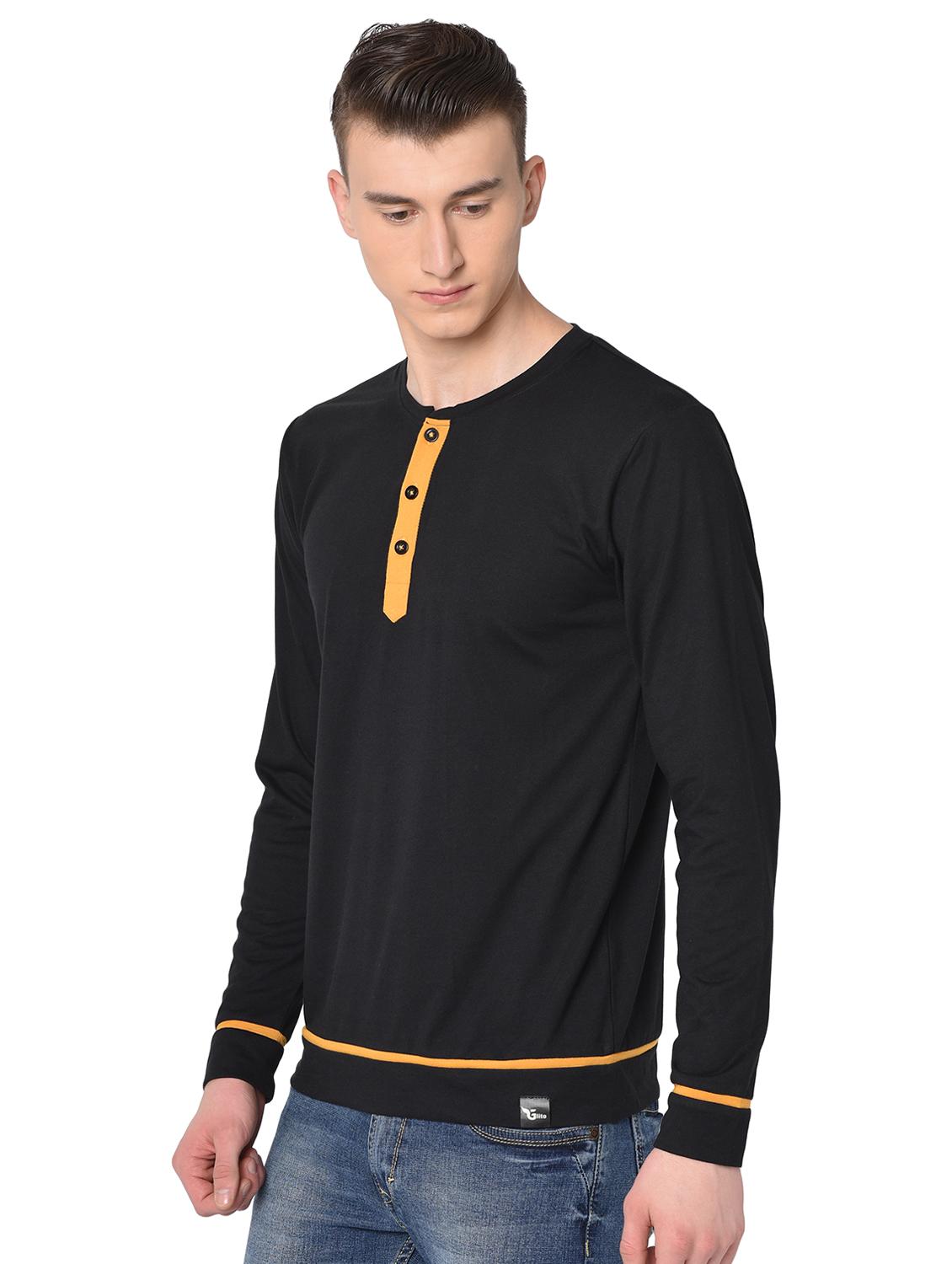 black solid t-shirt - 16704440 - Zoom Image - 2