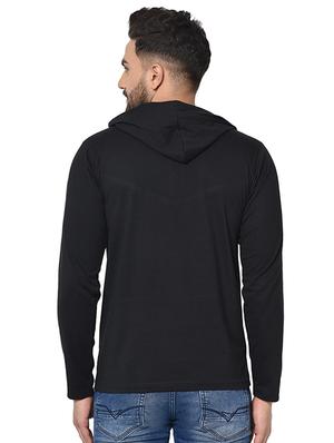 black color block cut & sew t-shirt - 16704443 - Standard Image - 3