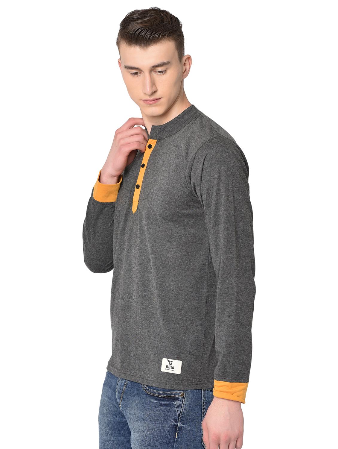 grey solid t-shirt - 16704449 - Zoom Image - 2