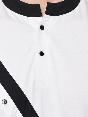 white taped t-shirt - 16704451 - Standard Image - 4