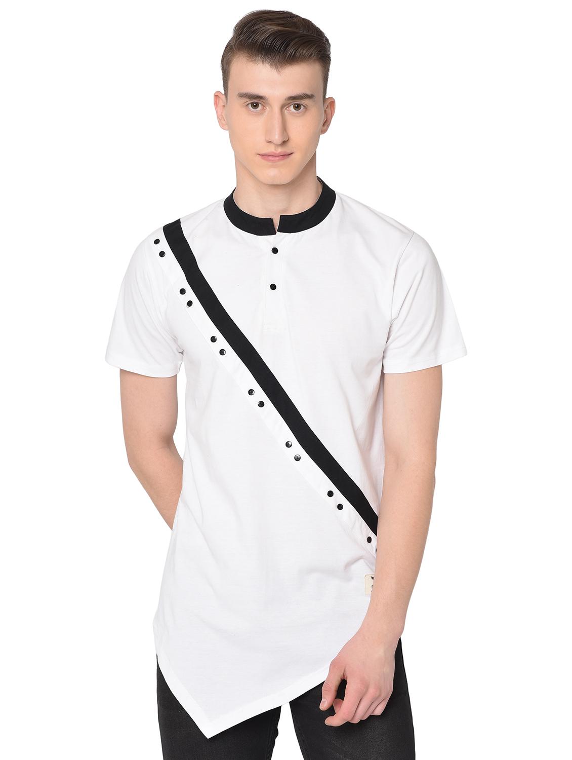 white taped t-shirt - 16704451 - Zoom Image - 1