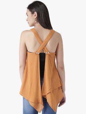 square neck solid high low top - 16704478 - Standard Image - 3