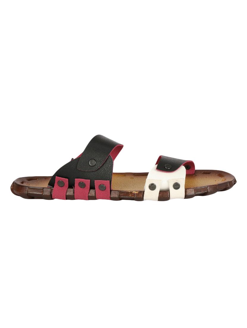 black slip on slippers - 16704510 - Zoom Image - 1