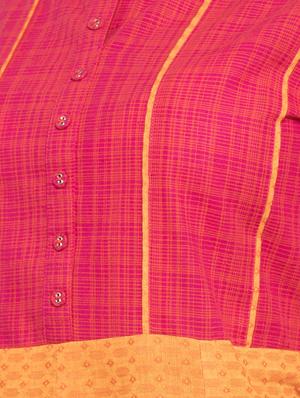 contrast anarkali kurta - 16704606 - Standard Image - 4