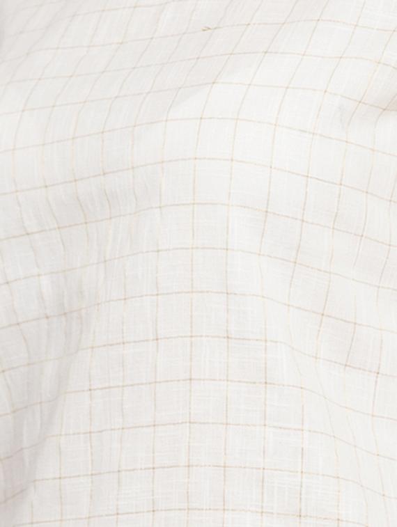 checkered straight kurta - 16704607 - Zoom Image - 4