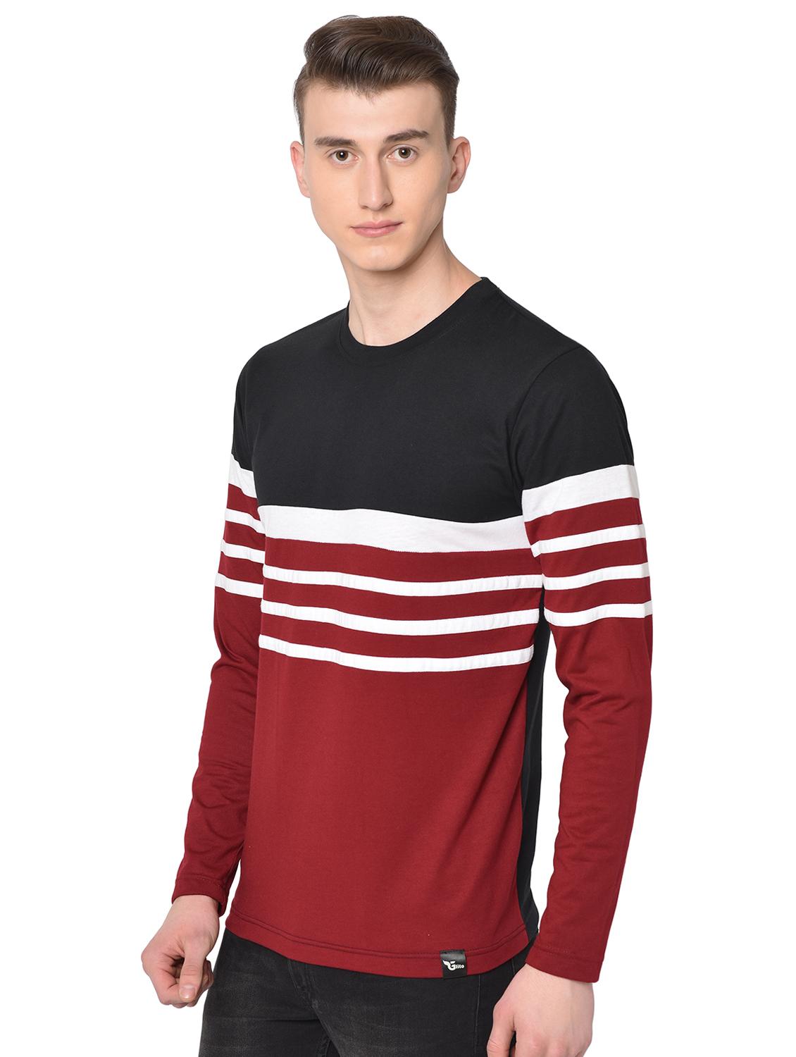 multi color block t-shirt - 16704766 - Zoom Image - 2