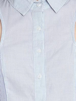 sleeveless striped shirt - 16704862 - Standard Image - 5