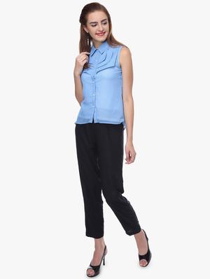 cowl back solid shirt - 16704898 - Standard Image - 4