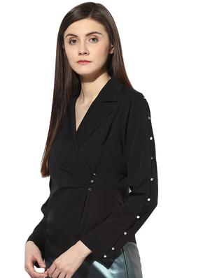 long sleeved solid top - 16704910 - Standard Image - 2