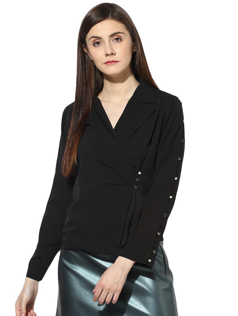 long sleeved solid top - 16704910 - Zoom Image - 1
