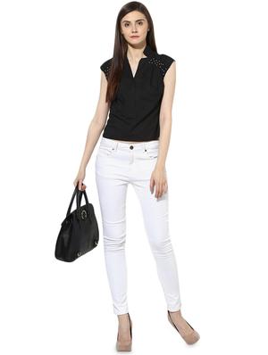embellished detail v-neck top - 16704922 - Standard Image - 4