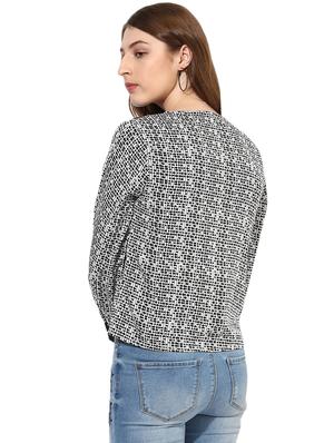 v-neck printed top - 16704974 - Standard Image - 3