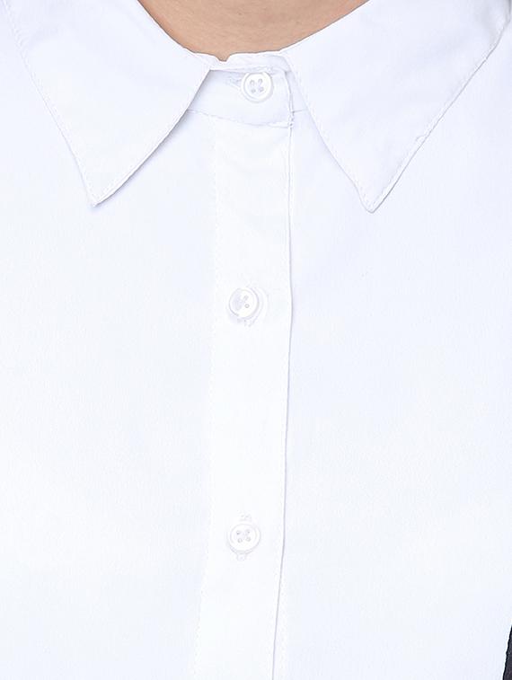 floral panel long sleeved shirt - 16704990 - Zoom Image - 5