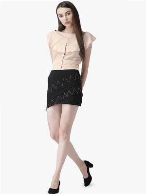 boat neck crop top - 16705062 - Standard Image - 4