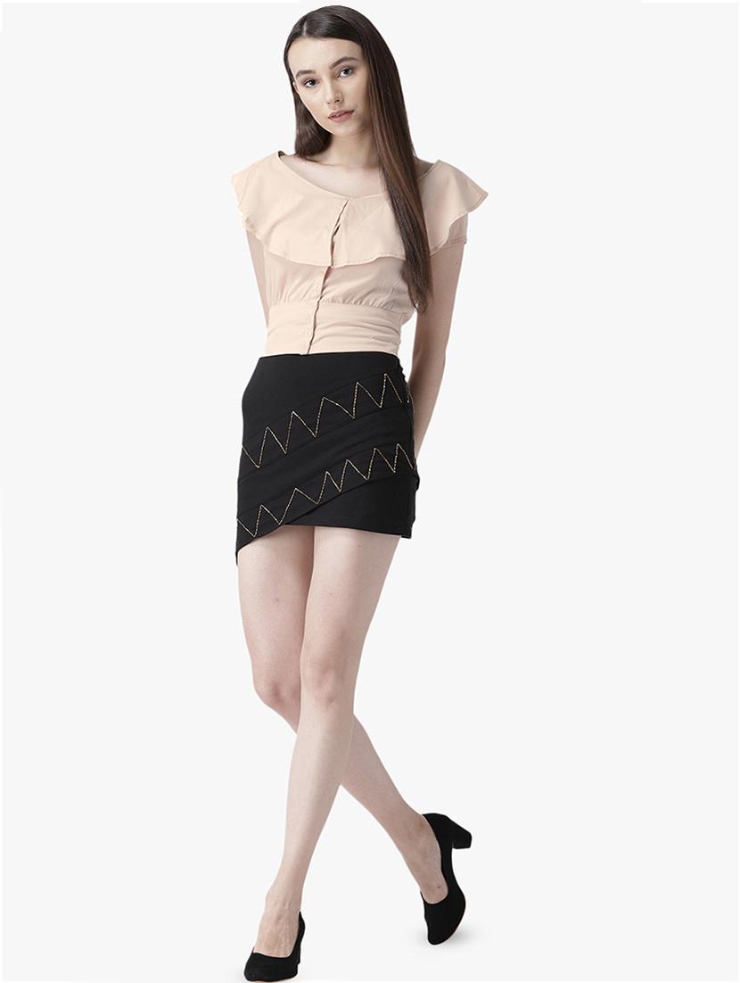 boat neck crop top - 16705062 - Zoom Image - 4