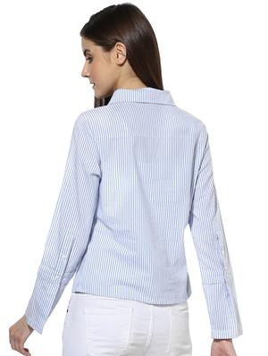 long sleeved striped shirt - 16705082 - Standard Image - 3