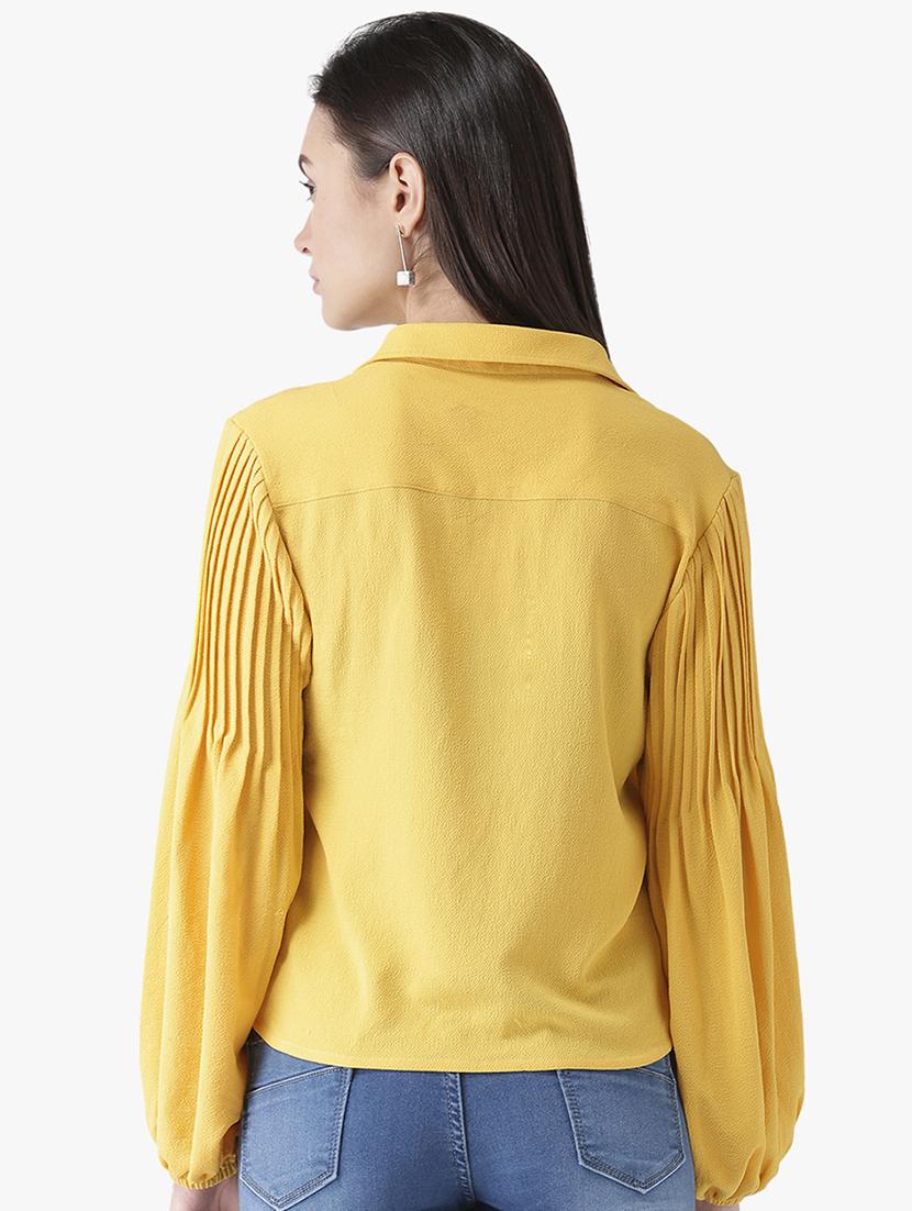 bishop sleeved shirt collar top - 16705098 - Zoom Image - 3