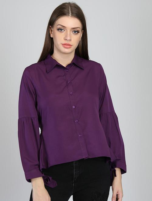 tie back long sleeved top - 16705186 - Standard Image - 1
