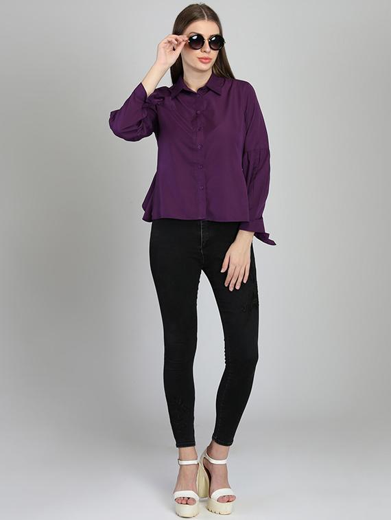 tie back long sleeved top - 16705186 - Zoom Image - 4