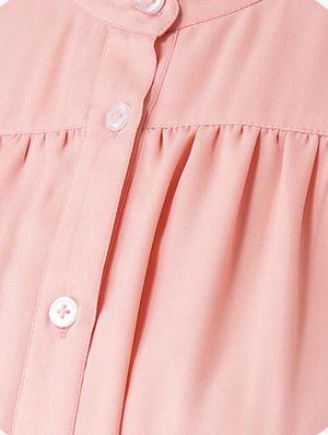 smocked waist lace detail top - 16705250 - Standard Image - 5
