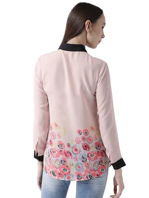 contrast concealed placket shirt - 16705278 - Standard Image - 3