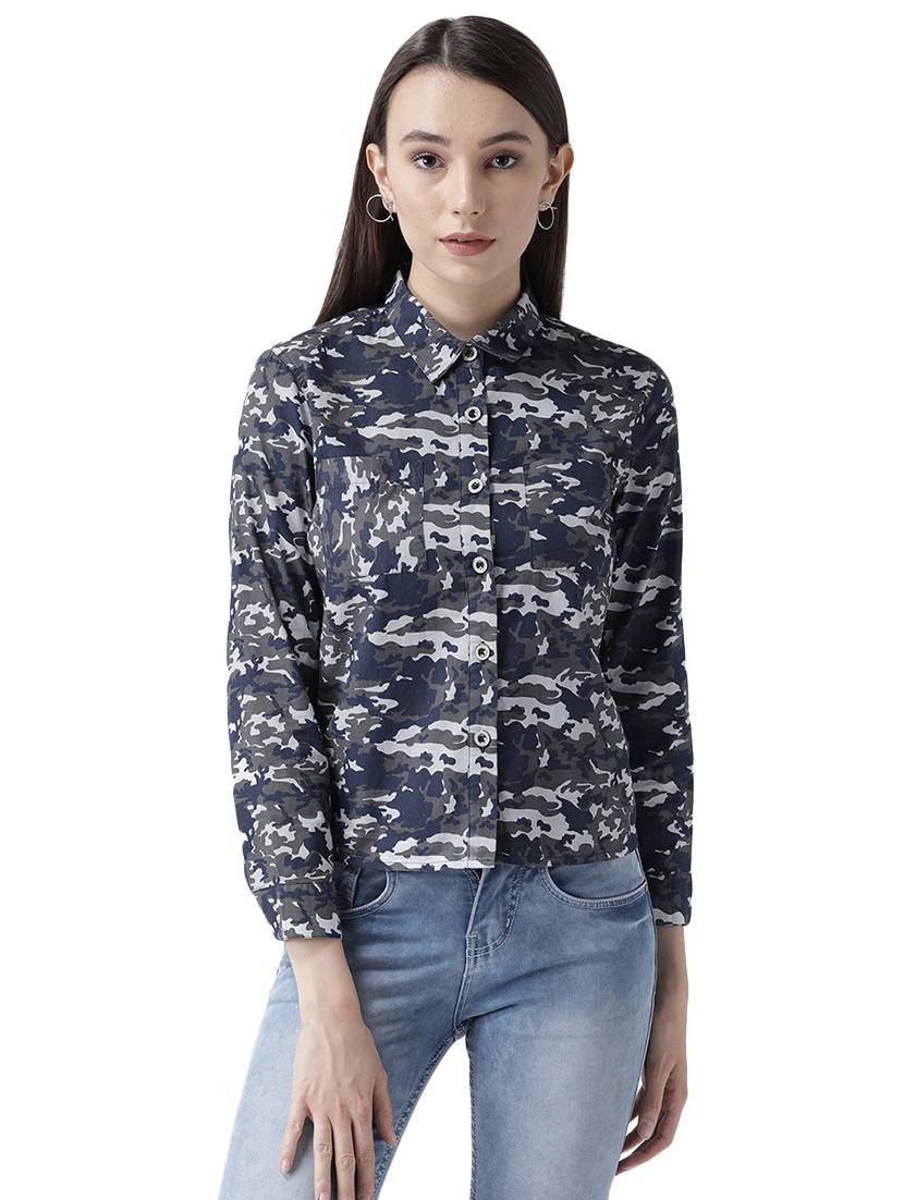 long sleeved camouflage shirt - 16705282 - Zoom Image - 1