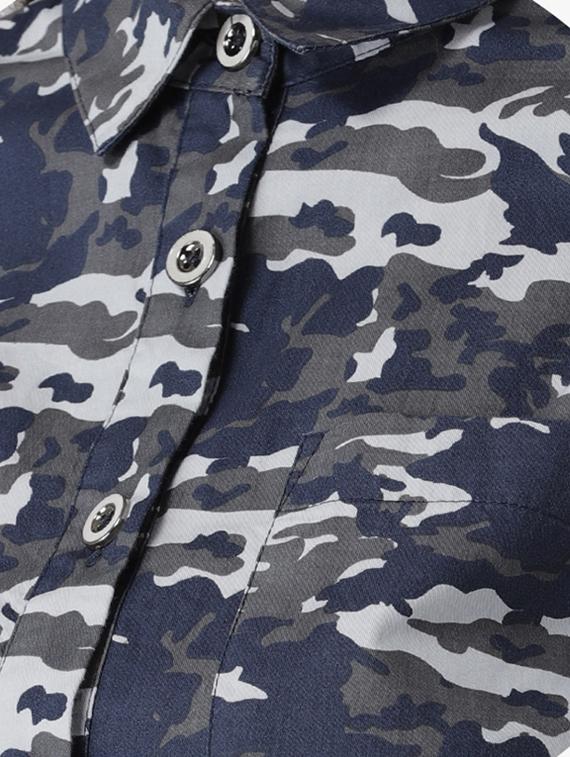 long sleeved camouflage shirt - 16705282 - Zoom Image - 5