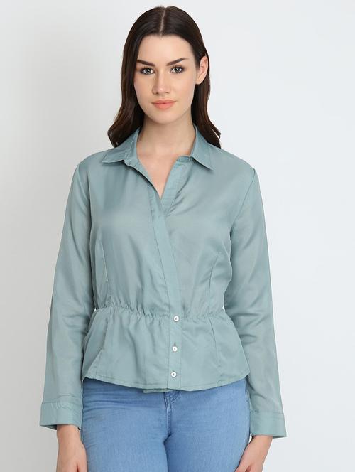 long sleeved solid shirt - 16705290 - Standard Image - 1