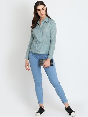 long sleeved solid shirt - 16705290 - Standard Image - 4