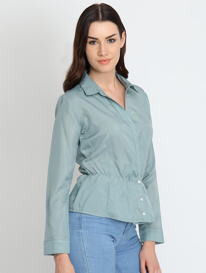 long sleeved solid shirt - 16705290 - Zoom Image - 2