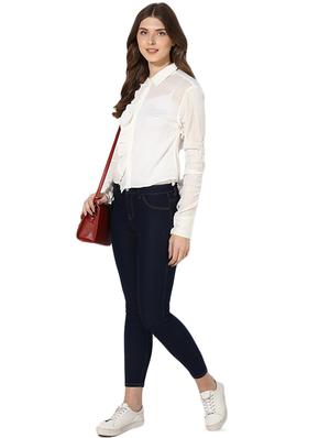 frill detail long sleeved shirt - 16705403 - Standard Image - 4