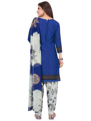 printed unstitched suit - 16705608 - Standard Image - 2