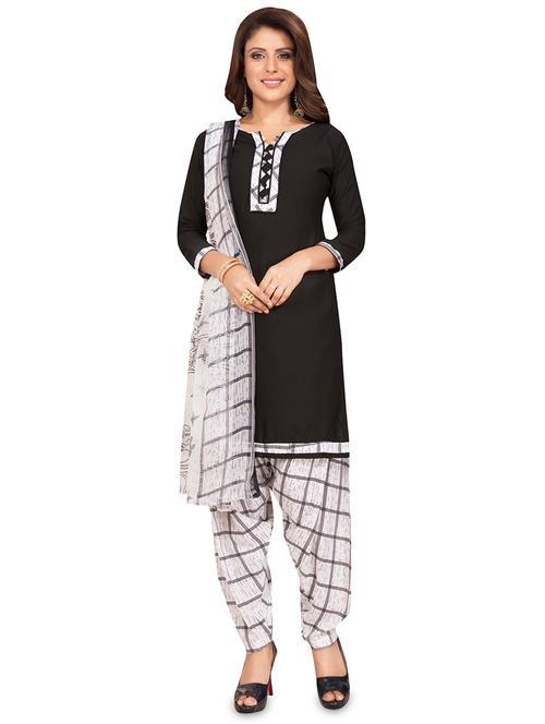 printed unstitched suit - 16705626 - Standard Image - 1