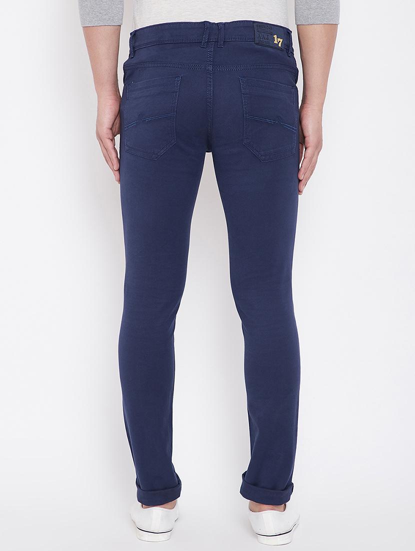 blue plain denim jeans - 16706003 - Zoom Image - 3