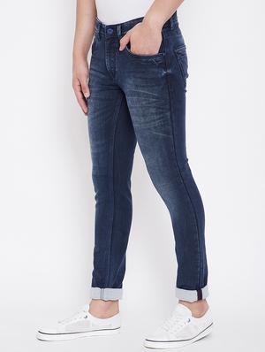 blue light washed denim jeans - 16706010 - Standard Image - 2