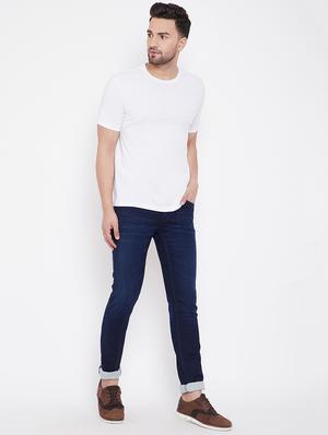 blue light washed denim jeans - 16706023 - Standard Image - 4